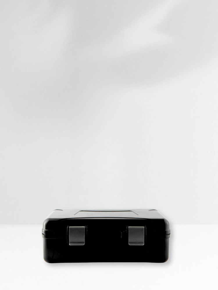 HUMIDOR TRAVEL 10 CT. BLACK